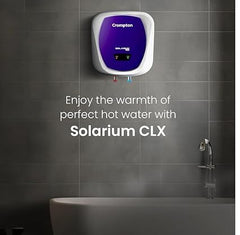 Crompton Solarium CLX 15-L 5 Star Rated Storage Water Heater (Geyser) with Free Installation and Connection Pipes ASWH-4915(Blue and White)