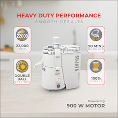 SUJATA Powermatic JMG 900 900 W Juicer Mixer Grinder (900W Juicer Mixer Grinder 2025 launch | 3 Jars | White)