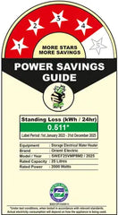 Orient Electric SWEF25VMP8M2-WB 25 L Storage Water Geyser (White)