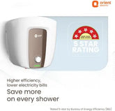 Orient Electric SWEF15VMP8M2-WB 15 L Storage Water Geyser (White)