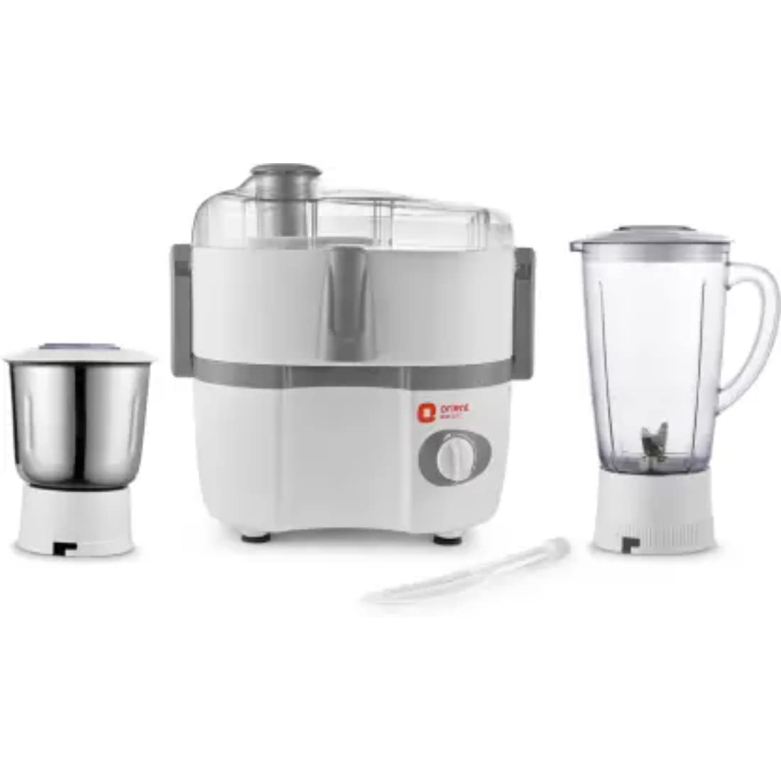 Orient Electric Aisha 2 jar 450 W Juicer Mixer Grinder (JMAS45G2/Grey & White)