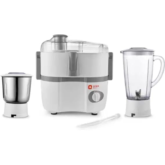 Orient Electric Aisha 2 jar 450 W Juicer Mixer Grinder (JMAS45G2/Grey & White)