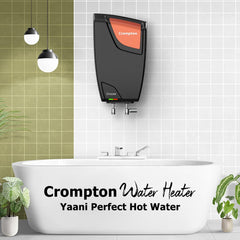 Crompton Gracee 5-L Instant Water Heater – 3000 W, 4-Level Safety, Rust-Proof Body