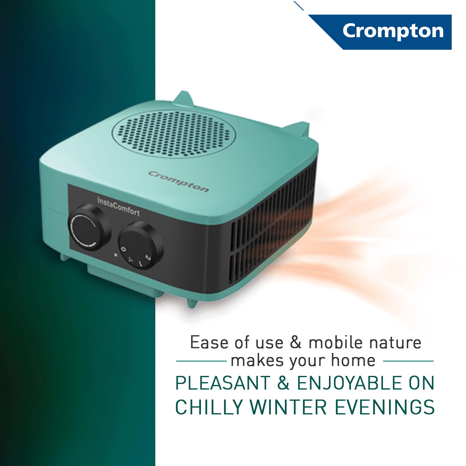 Crompton Insta Comfort 2000 W Heat Convector – Adjustable Thermostat (Model ACGRH)