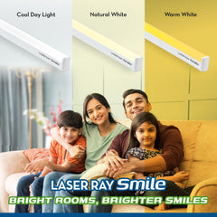 Crompton Laser Ray Smile 20 W LED Batten – Energy-Efficient, Cool Day Light (6500 K)