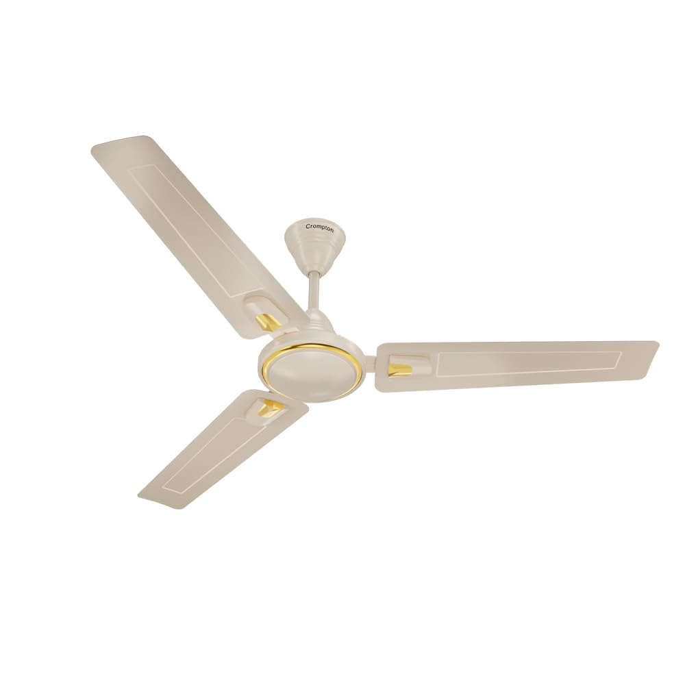 Crompton SUREBREEZE HILL BRIZ NEO 1200 mm (48") Ceiling Fan – Ivory (Star-Rated Energy Efficient)