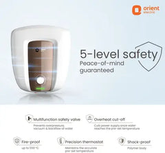 Orient  Electric SWEF15VMP8M2-WB 15 L Storage Water Geyser  (White)